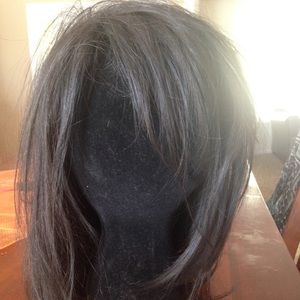 Heat Resistant Synthetic Wig with Bangs